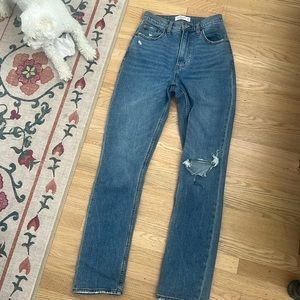 Abercrombie jeans  90s slim straight ultra high rise - curve love